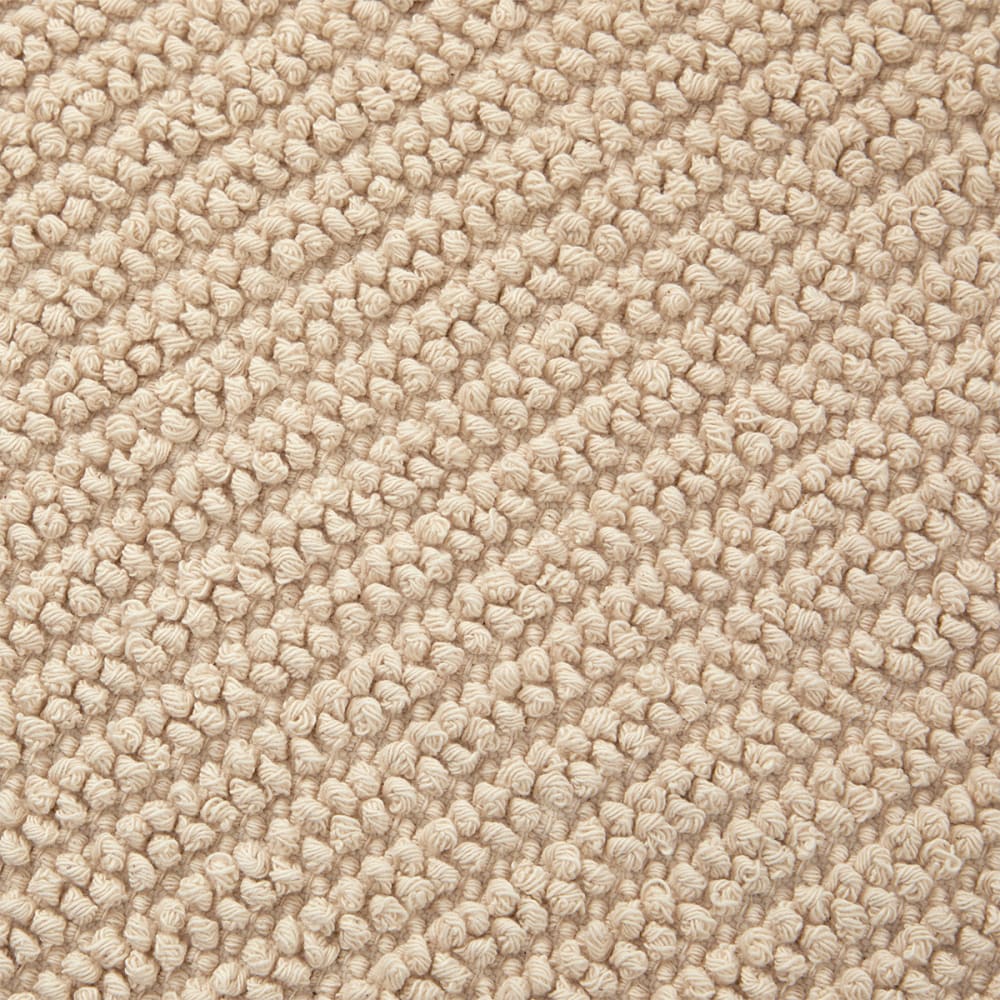 Tapis de bain en coton beige 60 x 90 cm — vue 4