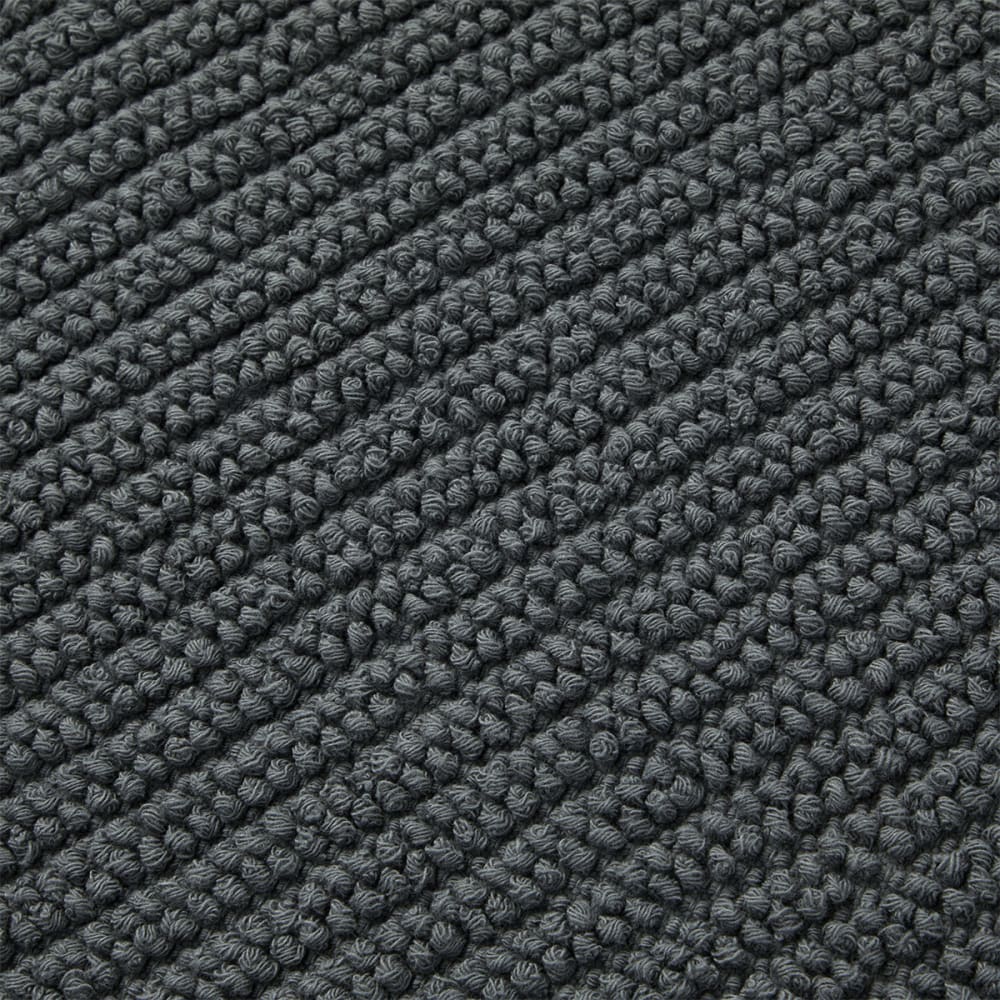 Tapis de bain en coton gris 60 x 90 cm — vue 4