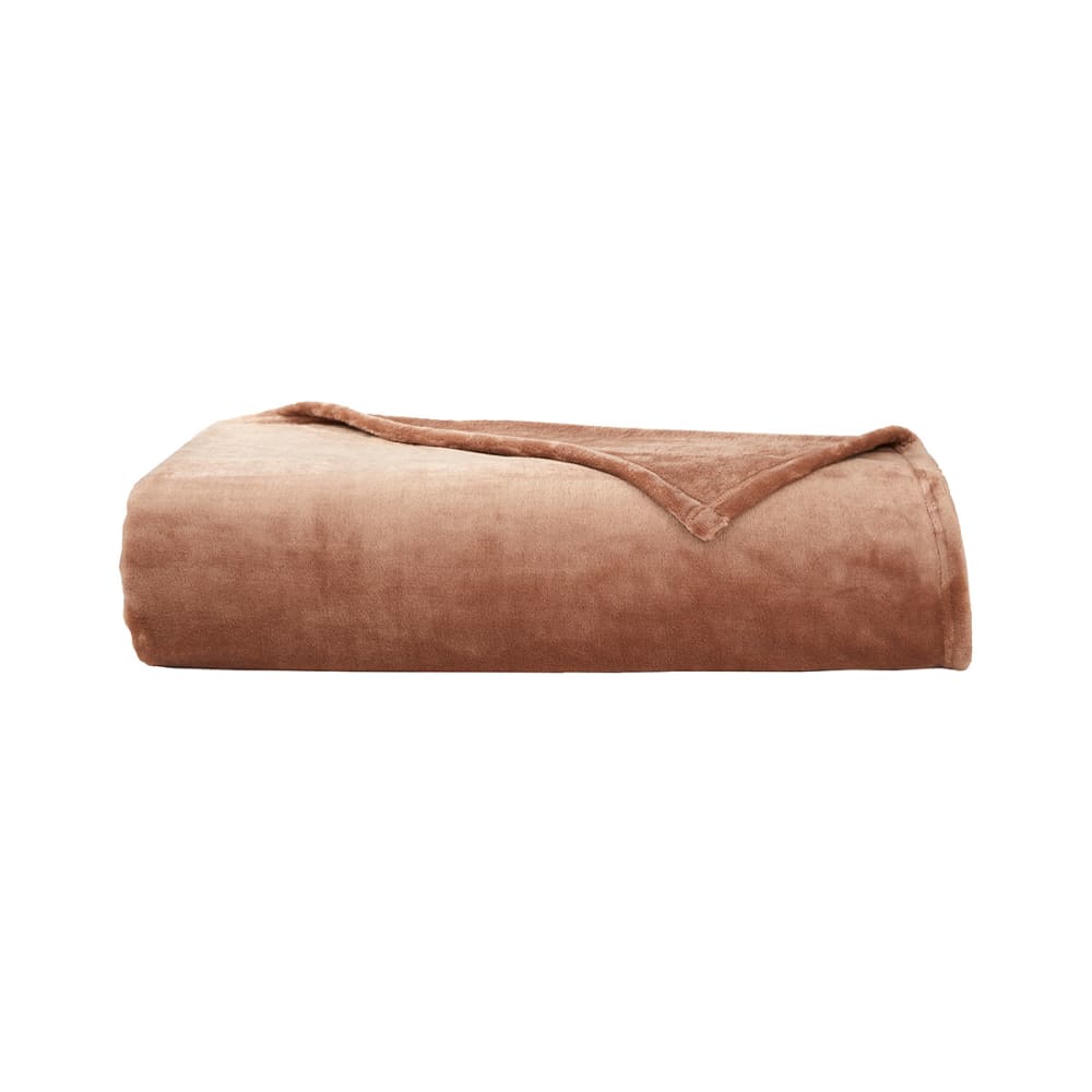 Couvre lit en polaire rose 180 x 240 cm