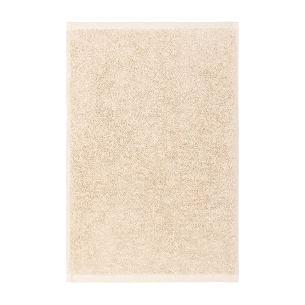 Serviette de toilette en  coton beige 40 x 60 cm