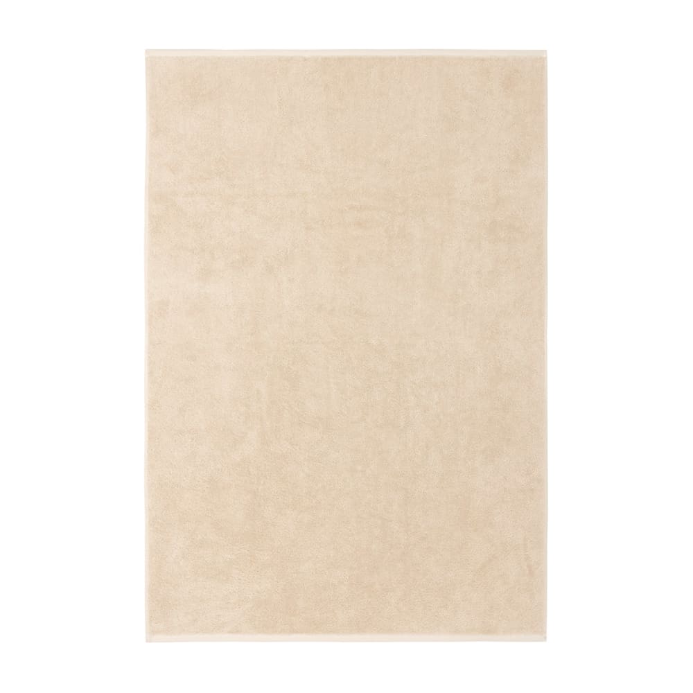 Serviette de toilette en  coton beige 100 x 150 cm