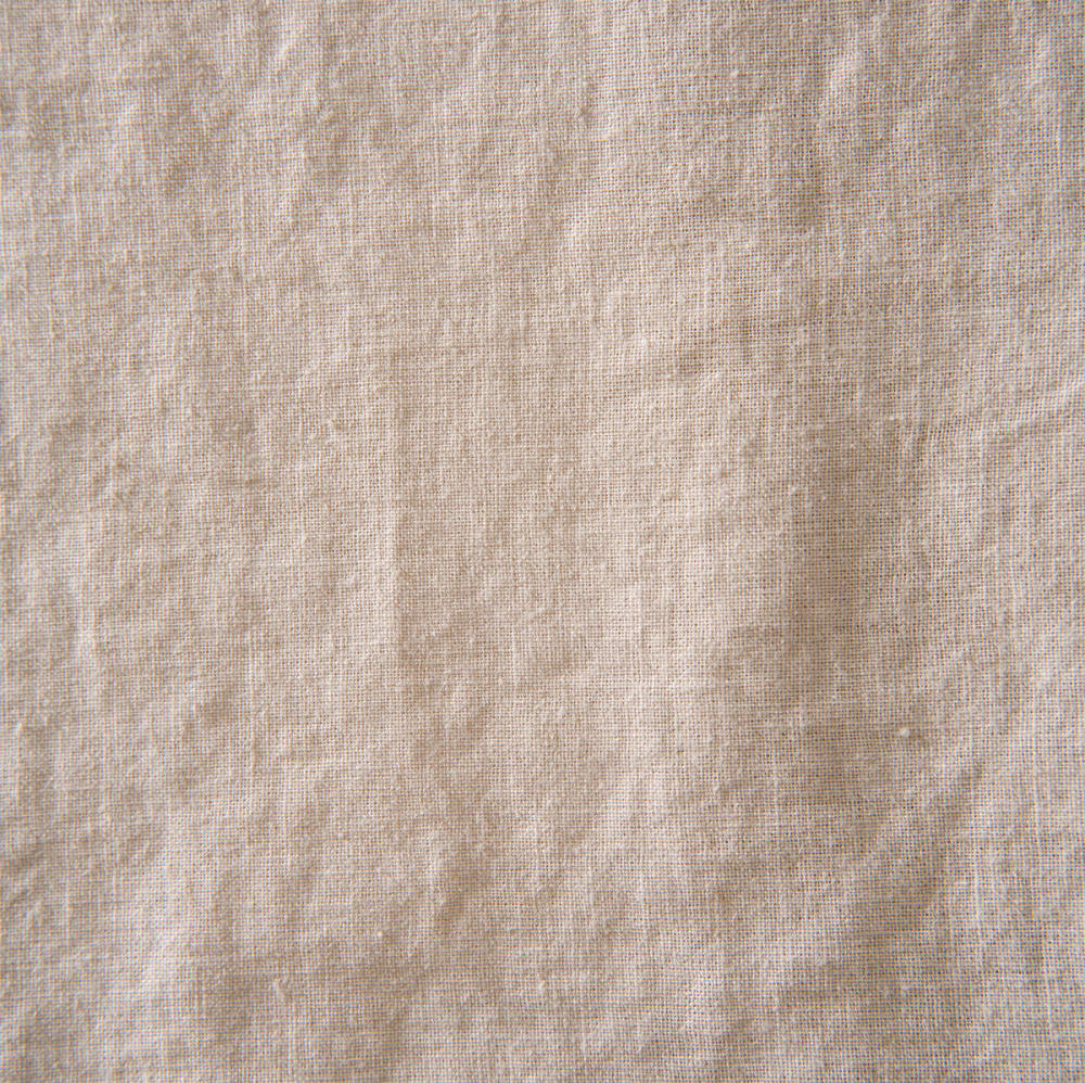 Cache sommier en lin beige 200 x 200 cm - Maisons du Monde