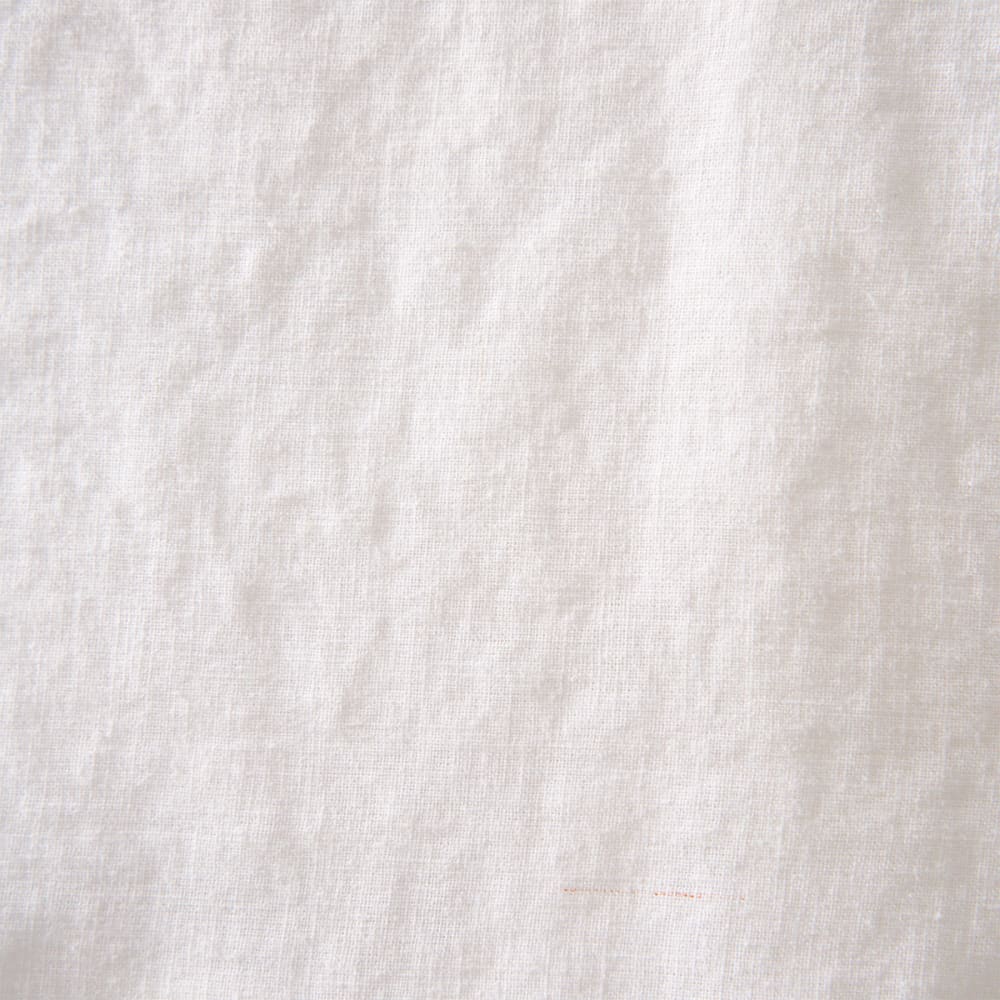 Cache sommier en lin blanc 140 x 200 cm - Maisons du Monde