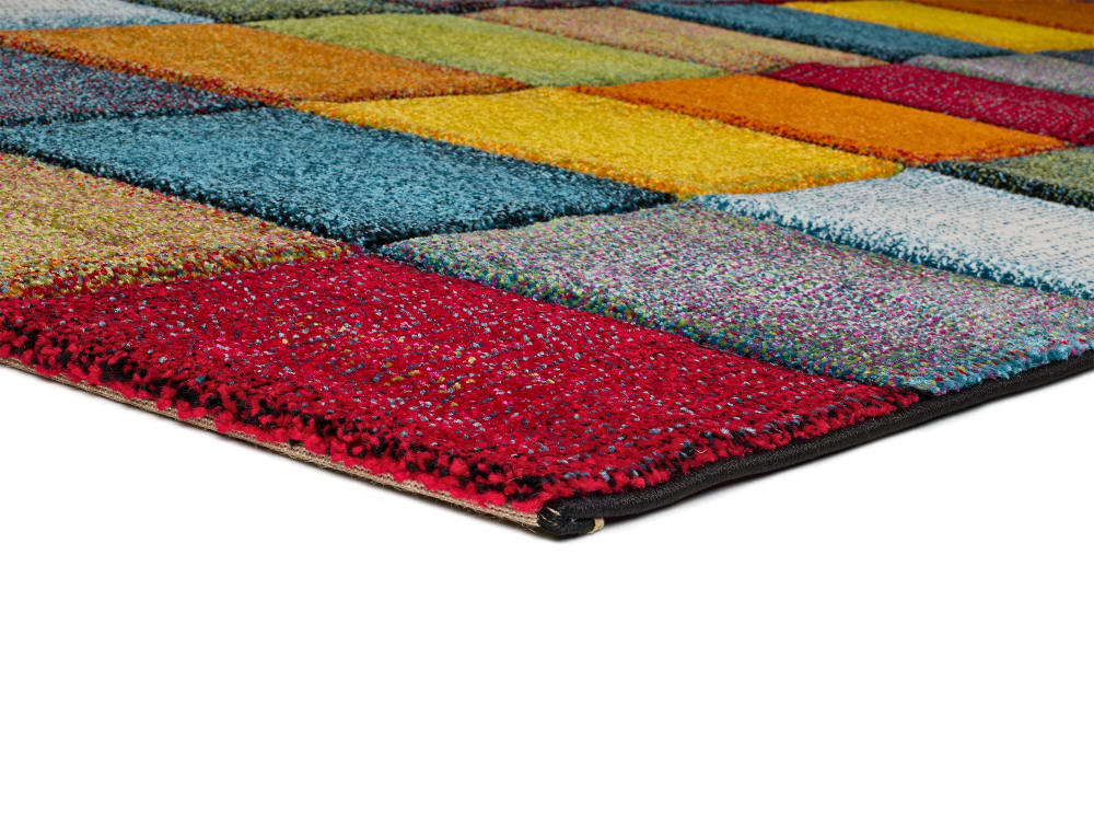 Tapis descente de lit multicolore 60x120 cm — vue 4