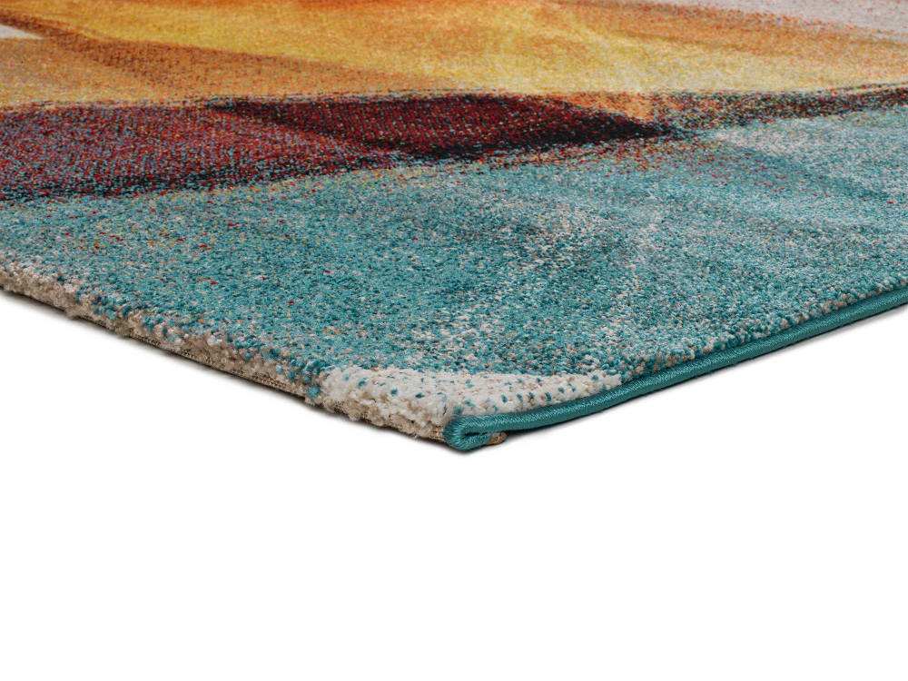 Tapis géométrique multicolore 200x290 cm — vue 4