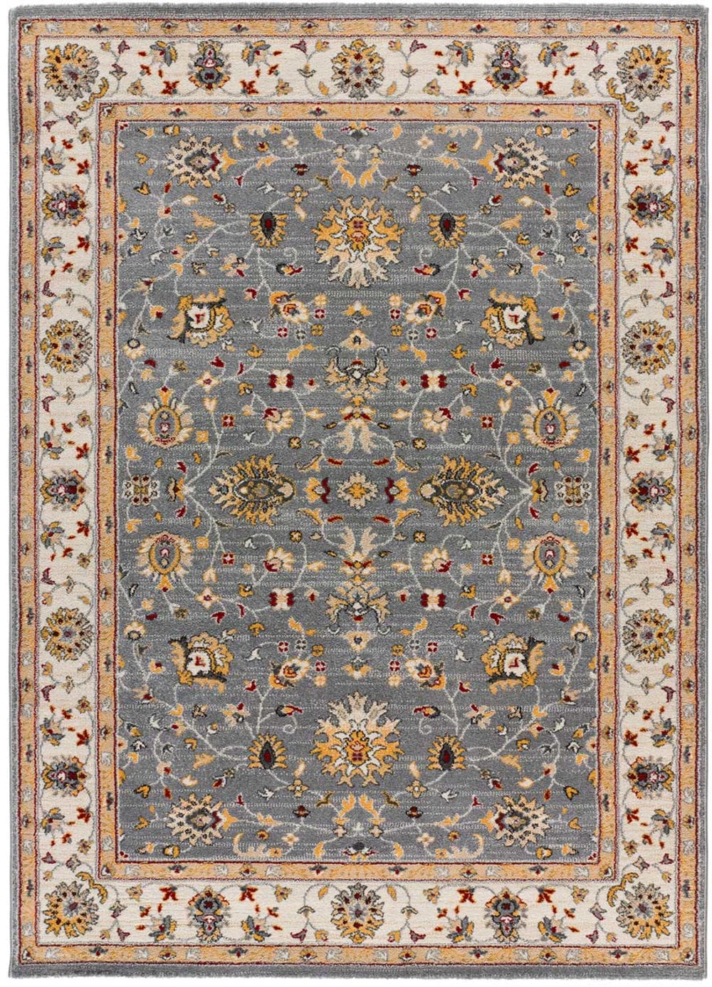 Tapis classique gris/beige