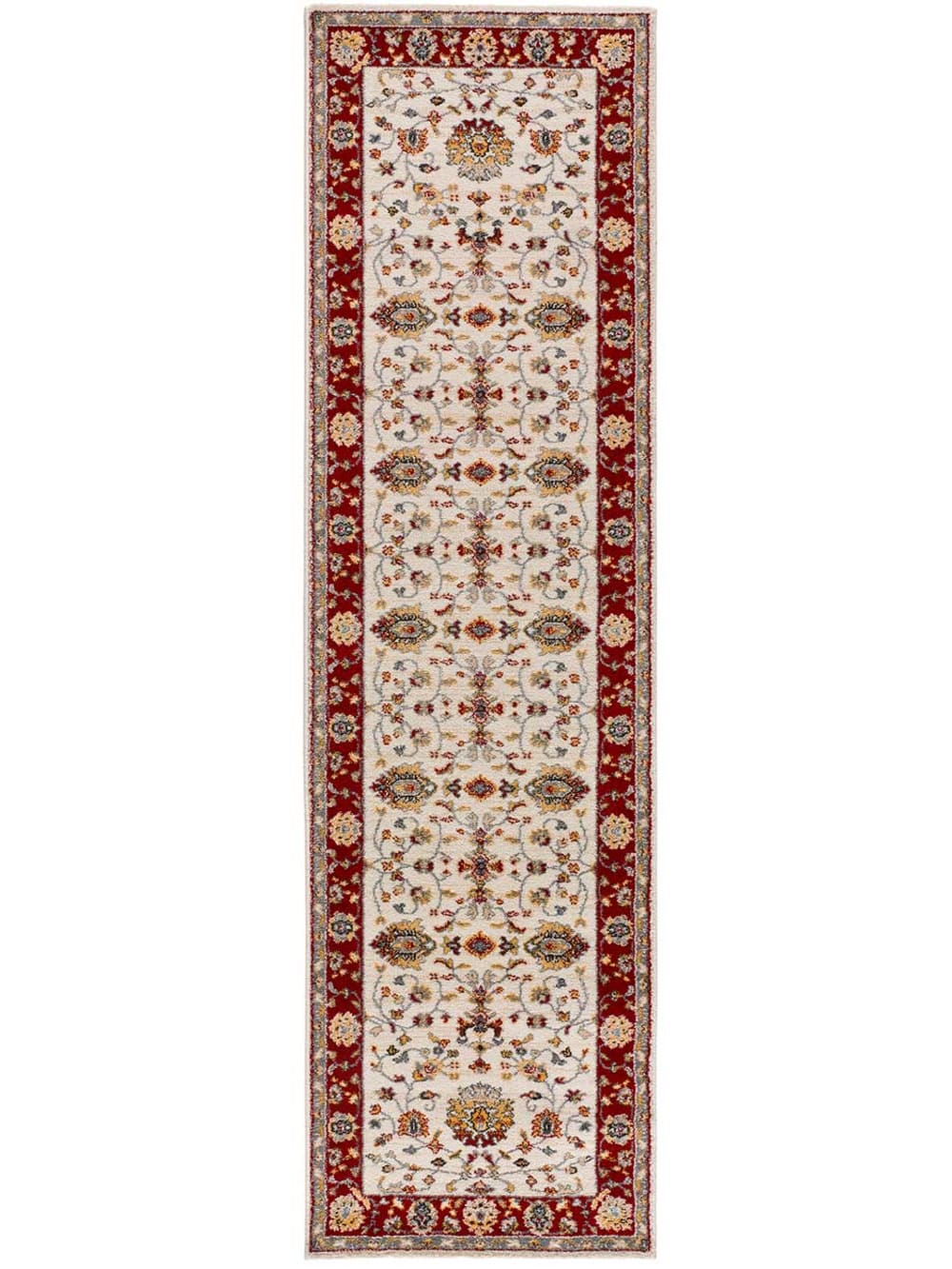 Atticgo Flurteppich, Klassisch, creme, 67x250 cm style vintage Beige Öko-Tex Zertifikat Pp - Polypropylen