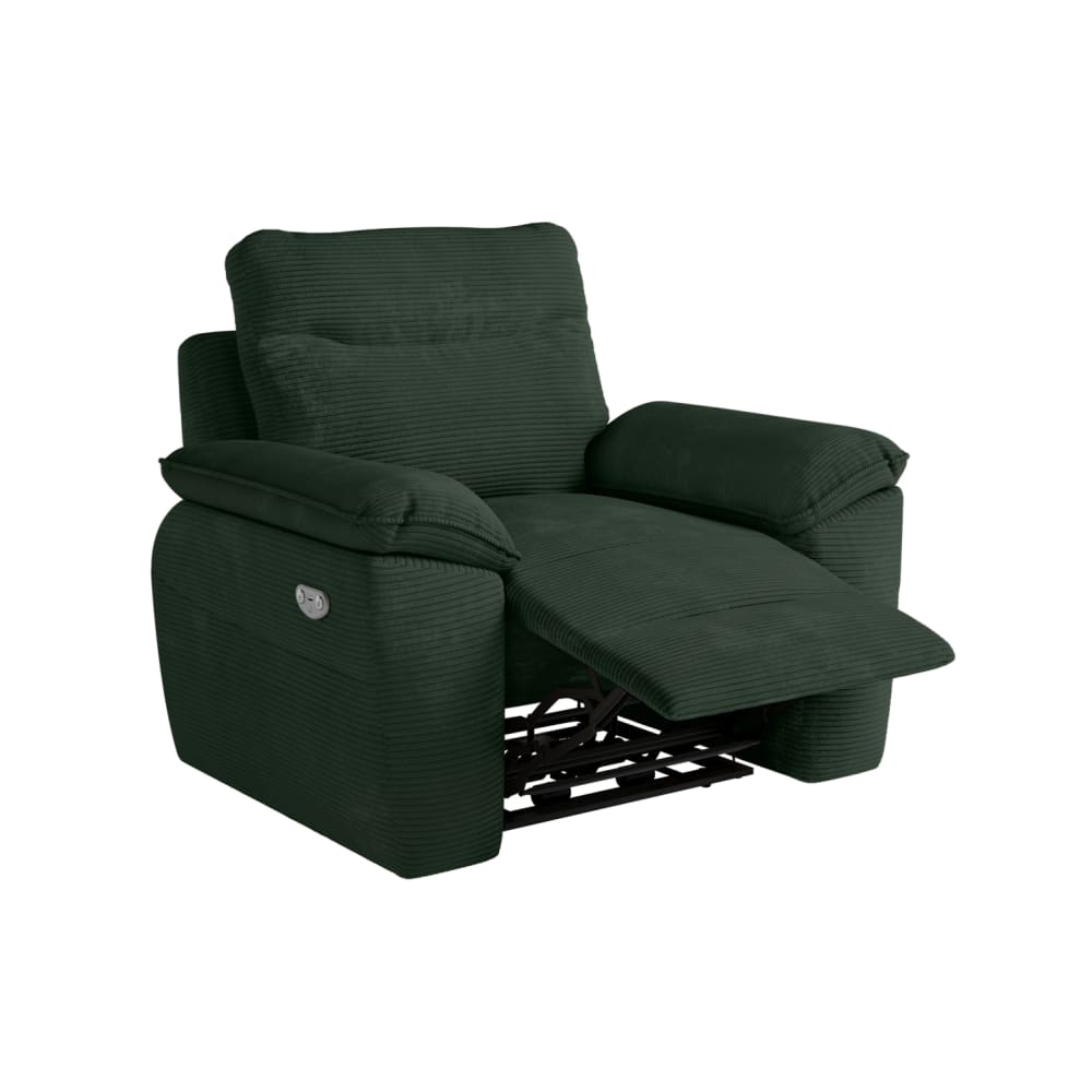 Fauteuil de relaxation - velours vert