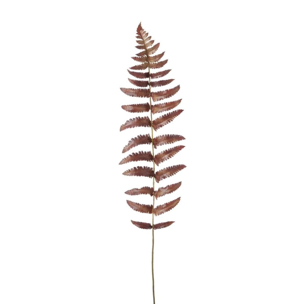 Feuillage de fougère artificiel marron h70