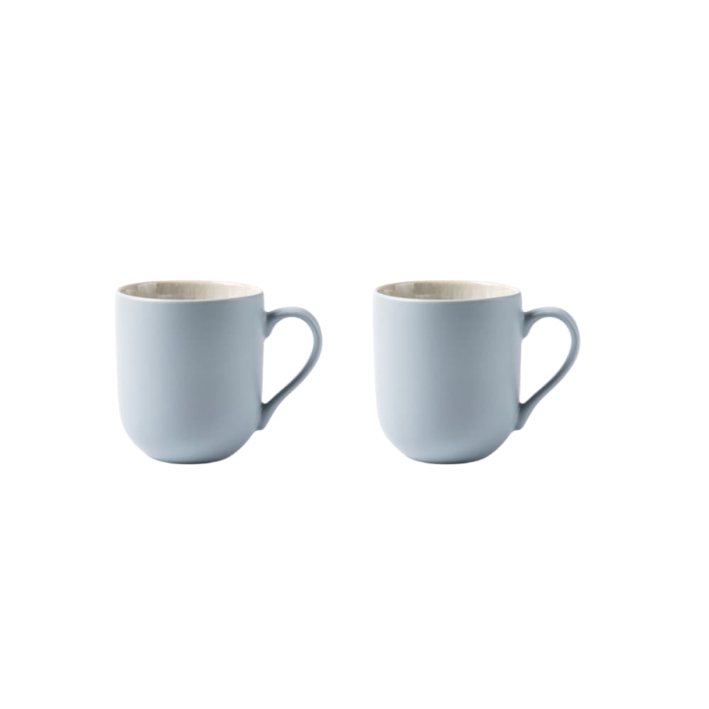 Lot de 2 mugs bleu