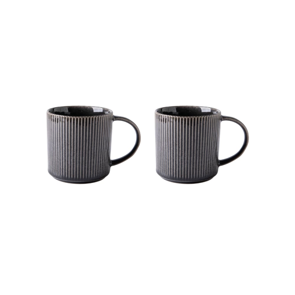 Lot de 2 mugs noir Lot de 2 mugs noir