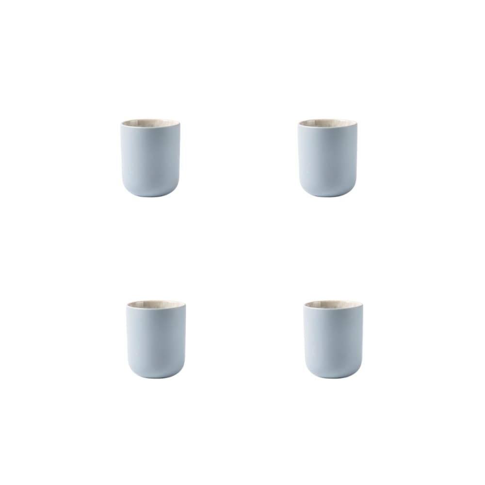Lot de 4 tasses bleu Lot de 4 tasses bleu