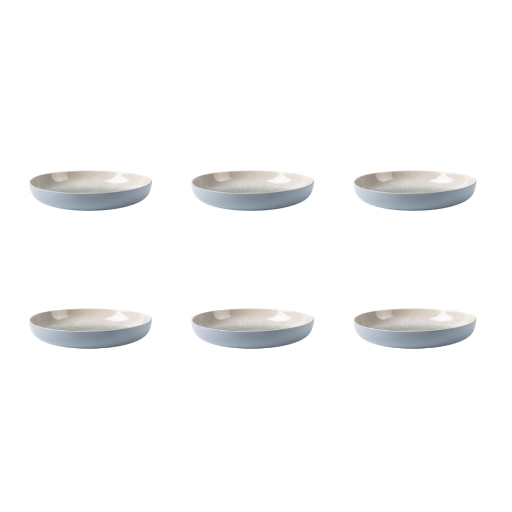 Lot de 6 assiettes creuses