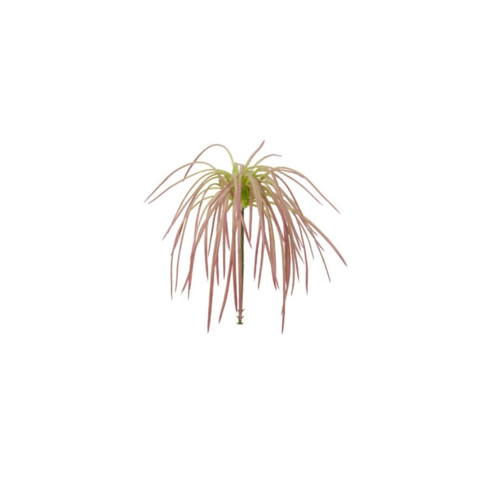 Feuillage d'herbes tombantes artificielle marron h19