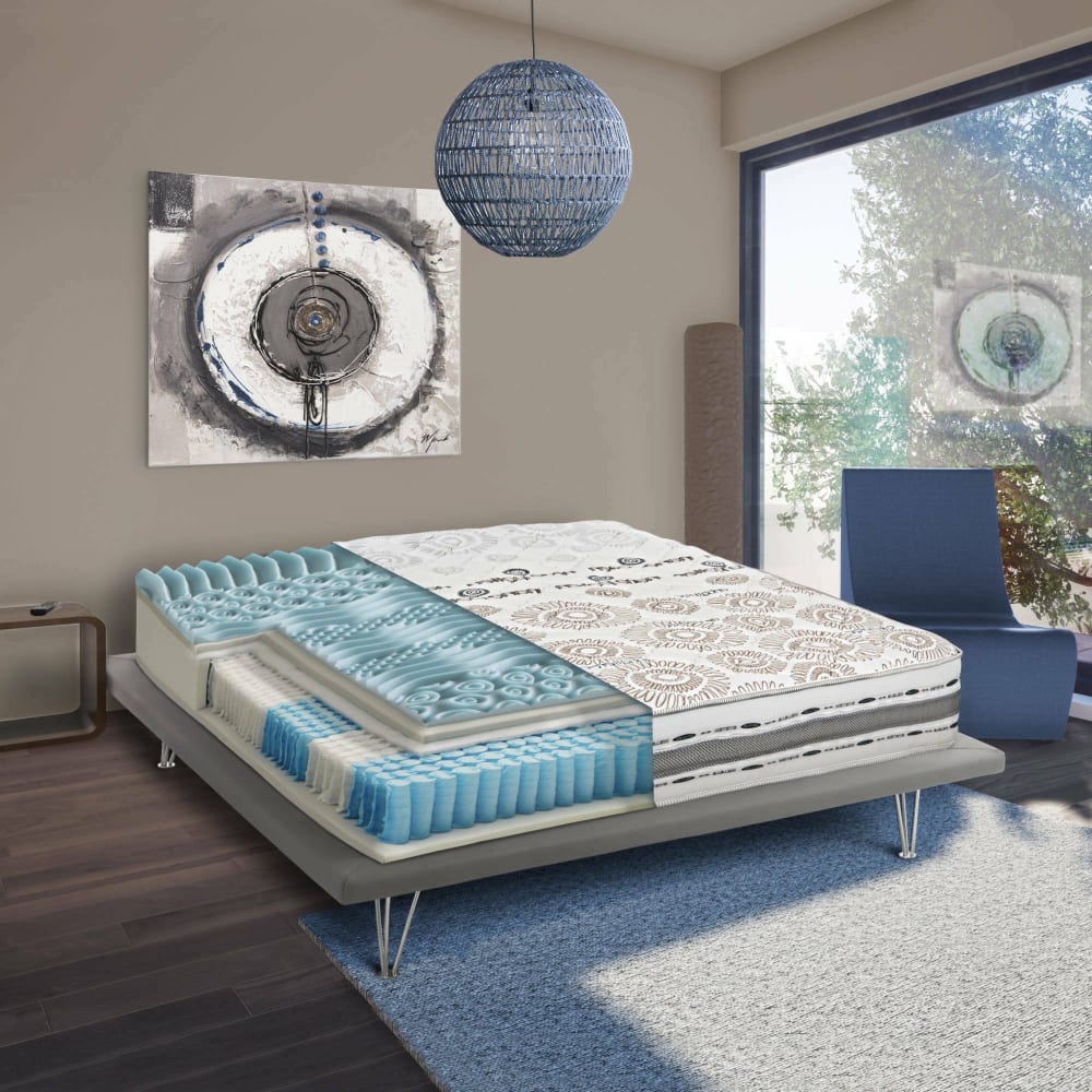 Matelas double en memory foam blanc 160x200 cm - Maisons du Monde