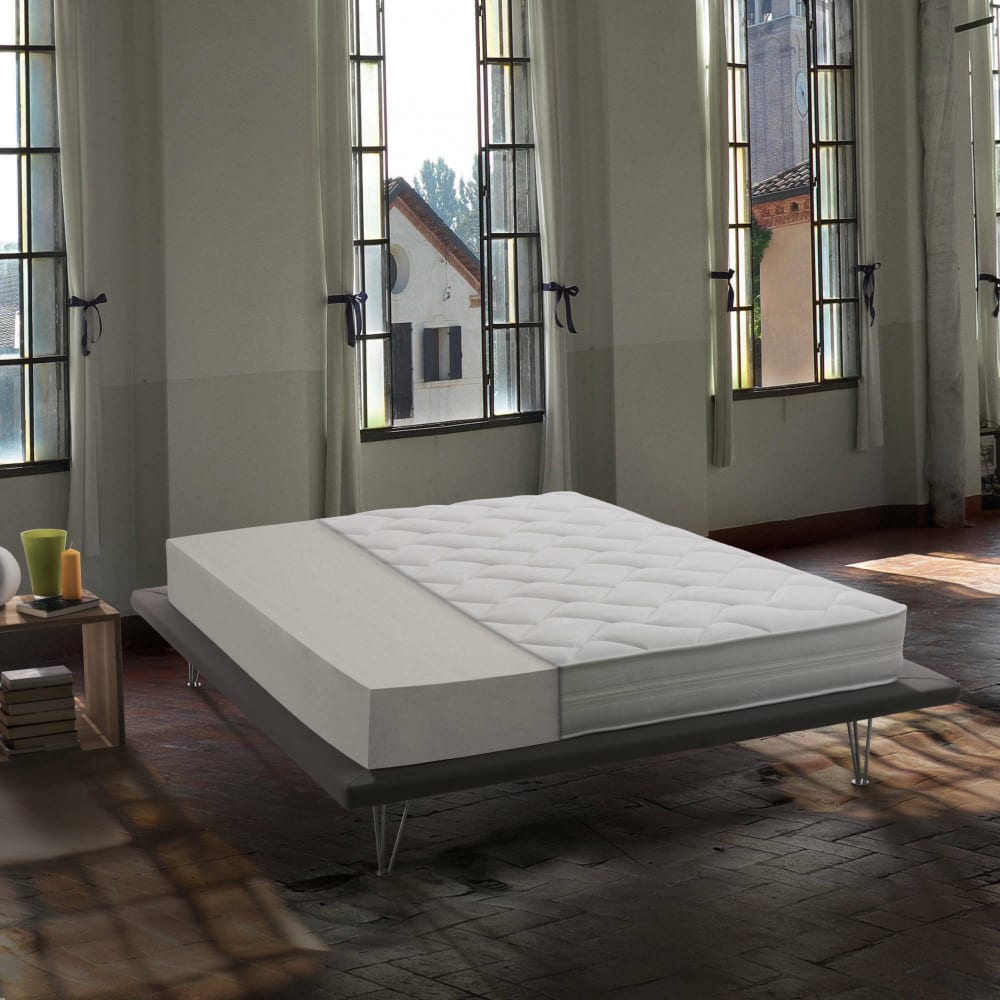 Matelas double en tissu blanc 140x200 cm - Maisons du Monde