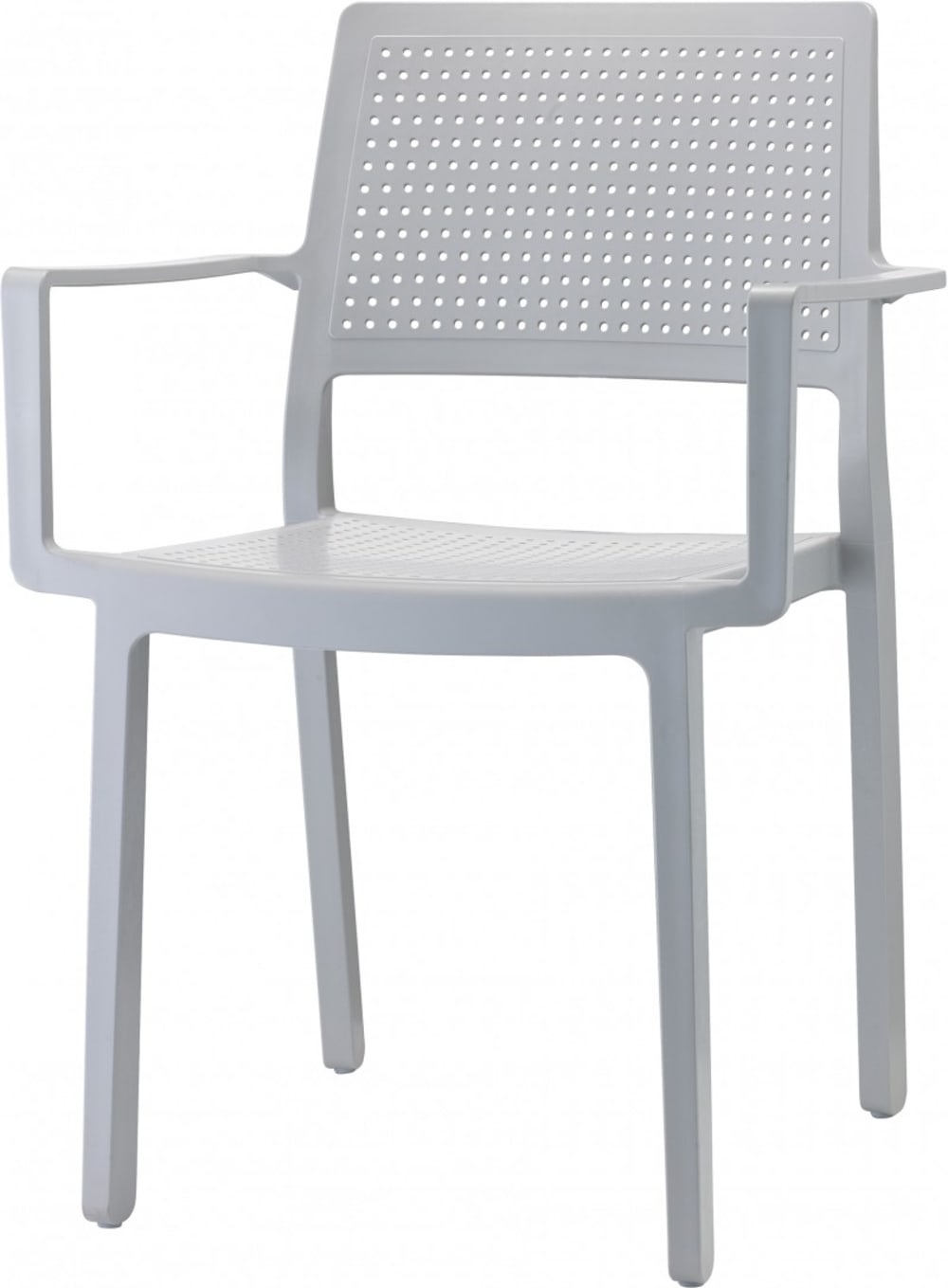 fauteuil design en plastique - clair