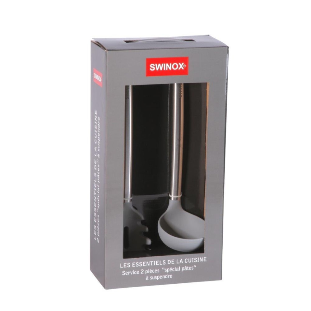 Set de 2 pièces pâtes gris Set de 2 pièces pâtes gris