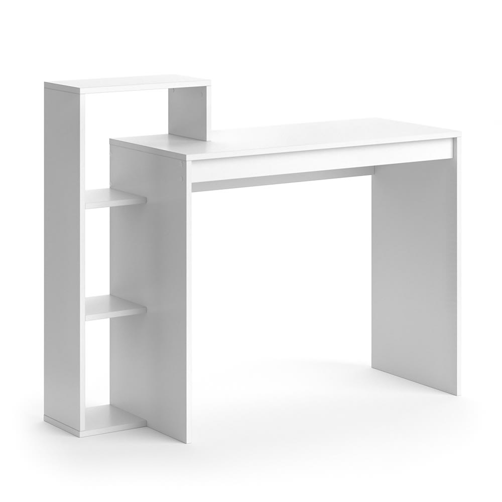 Vicco Schreibtisch Weiß 110x91cm style modern Weiß Spanplatte
