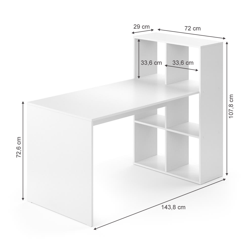 Schreibtisch Weiß 72x107.8cm - Maisons Du Monde