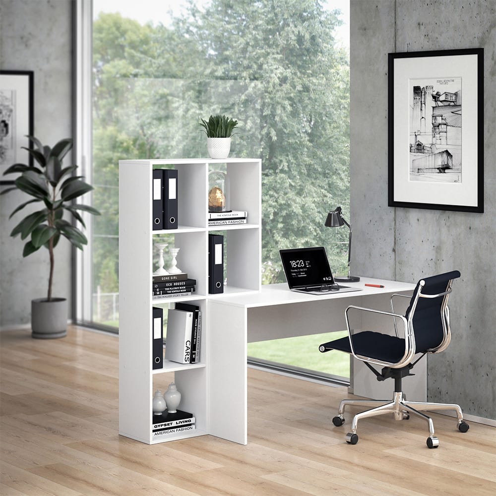 Bureau  blanc 166.8x143cm