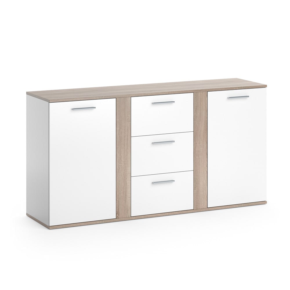Vicco Sideboard mit Schubladen, Sonoma 155 x 80cm style modern Braun Spanplatte