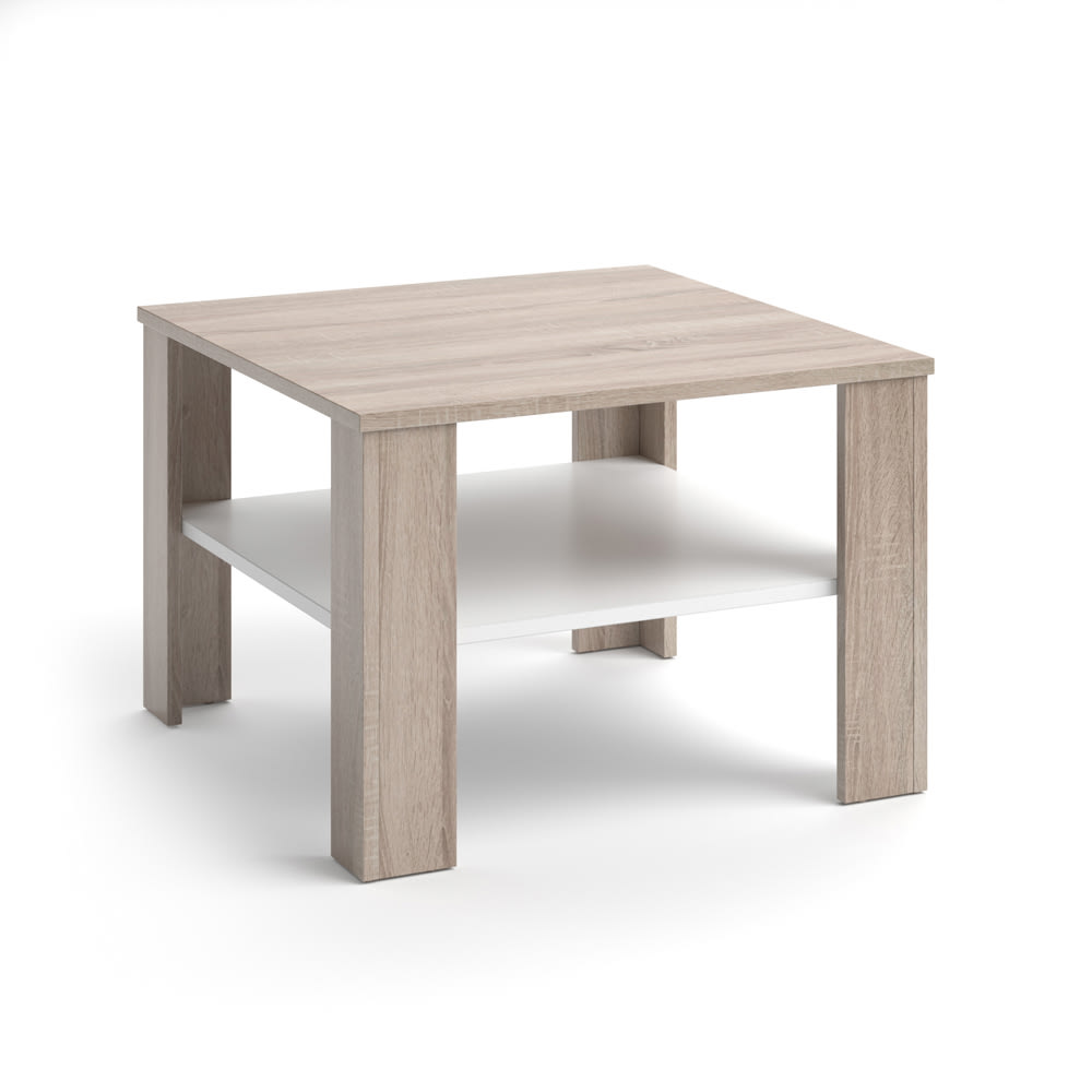 Vicco Couchtisch, Sonoma 60 x 60cm style modern Braun Spanplatte