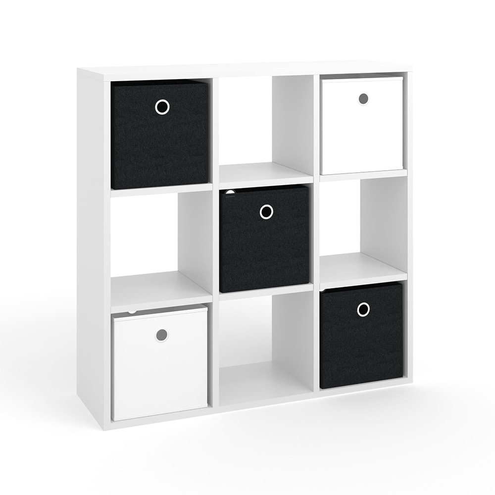 Vicco Raumteiler, Weiß 82.8 x 82.8cm style modern Weiß Spanplatte