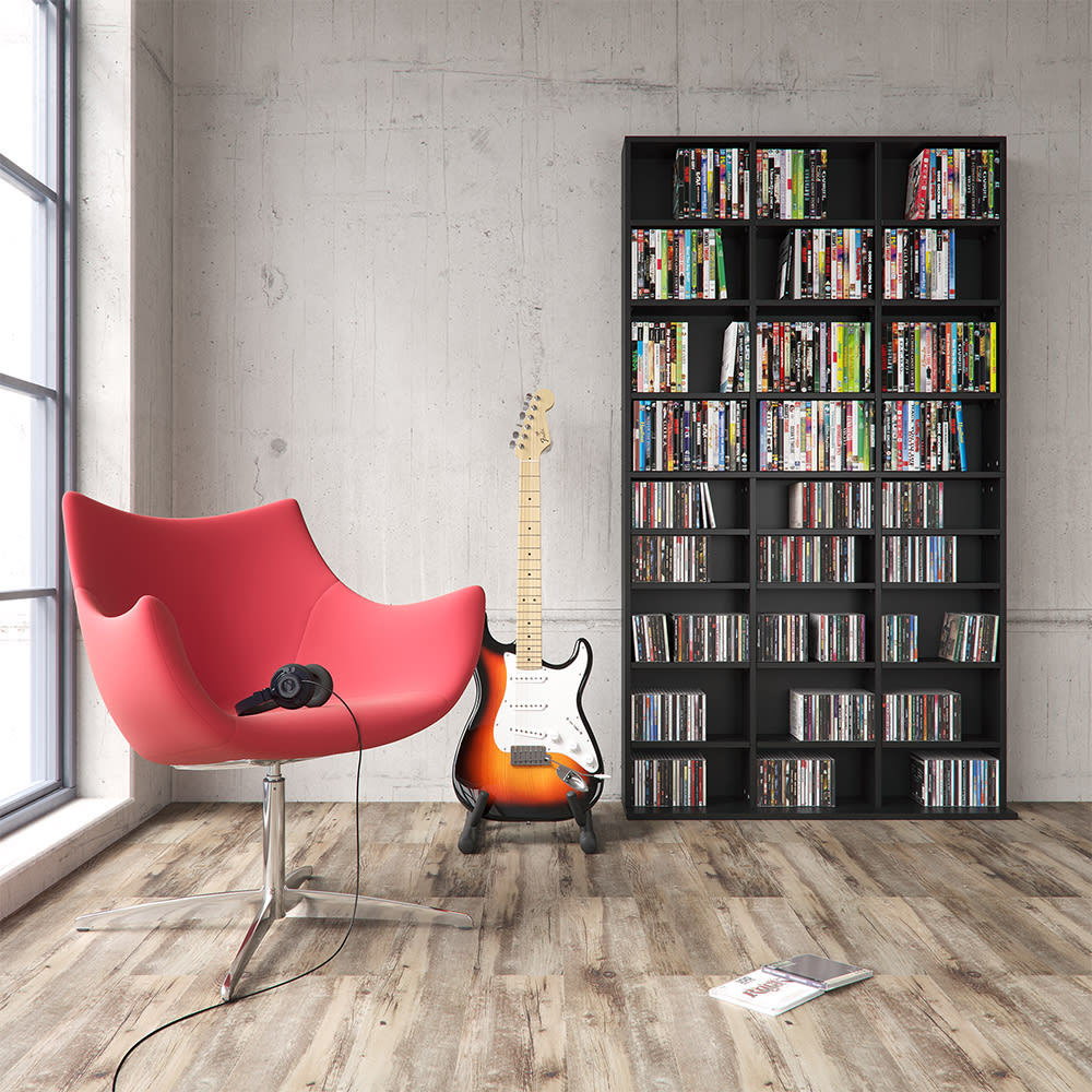 Étagère cd , noir 102 x 178cm - Maisons du Monde