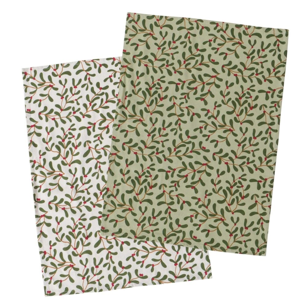 Boltze 2er Set Küchentücher, 50 x 70 cm Mehrfarbig Baumwolle Festliche Dekoration