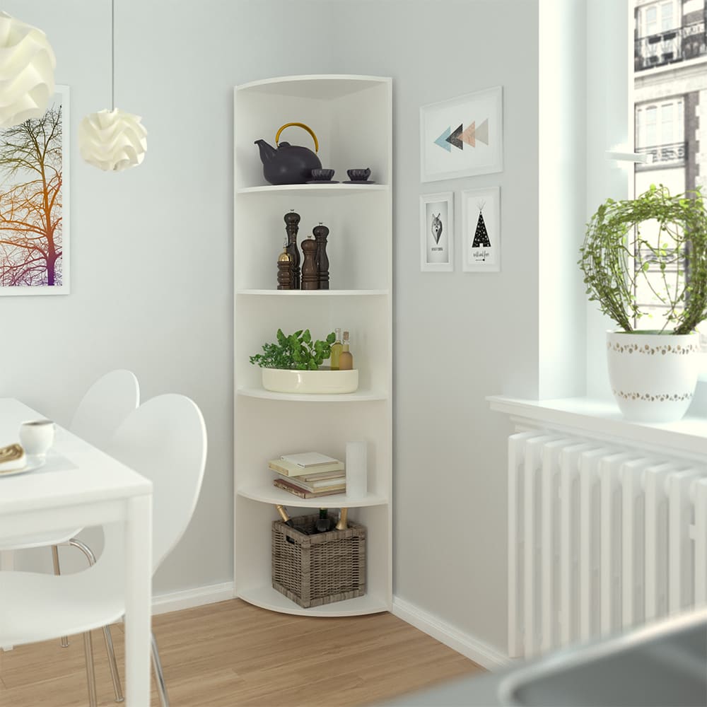 Étagère dangle blanche 40x180 cm