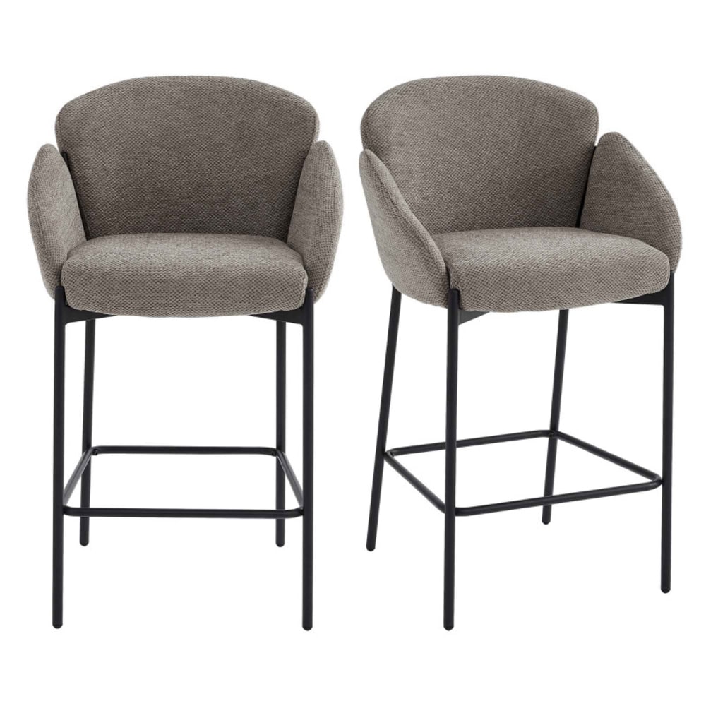 fauteuil de bar en tissu