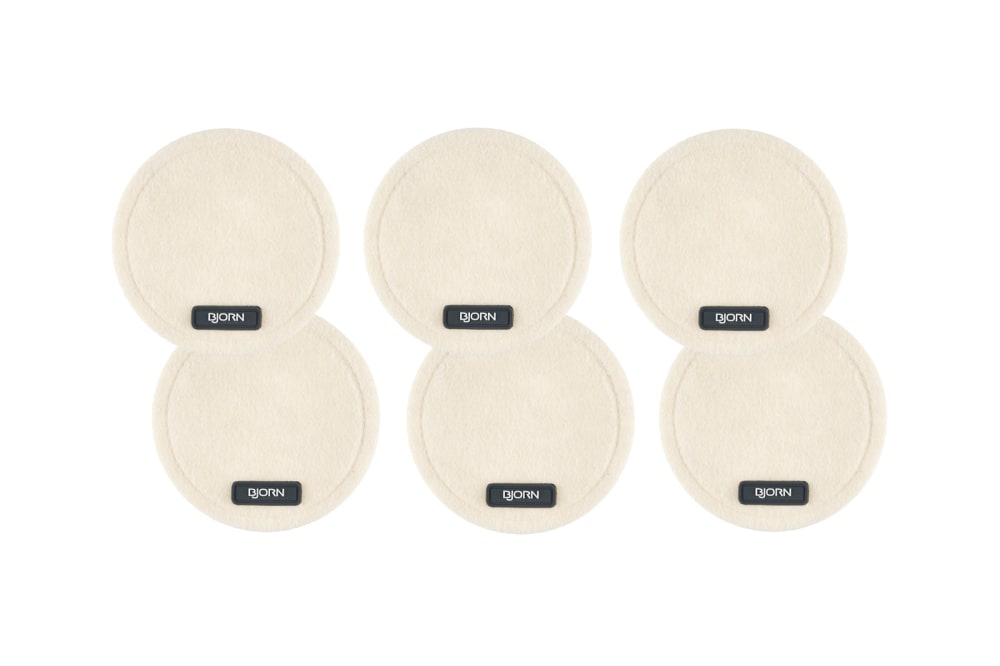 Lot de 6 sous-verres en feutre recyclé beige d10