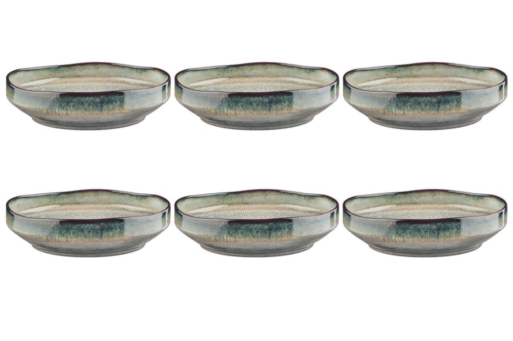 Plato hondo GENESIS Ø21cm - 6 piezas - Tierra