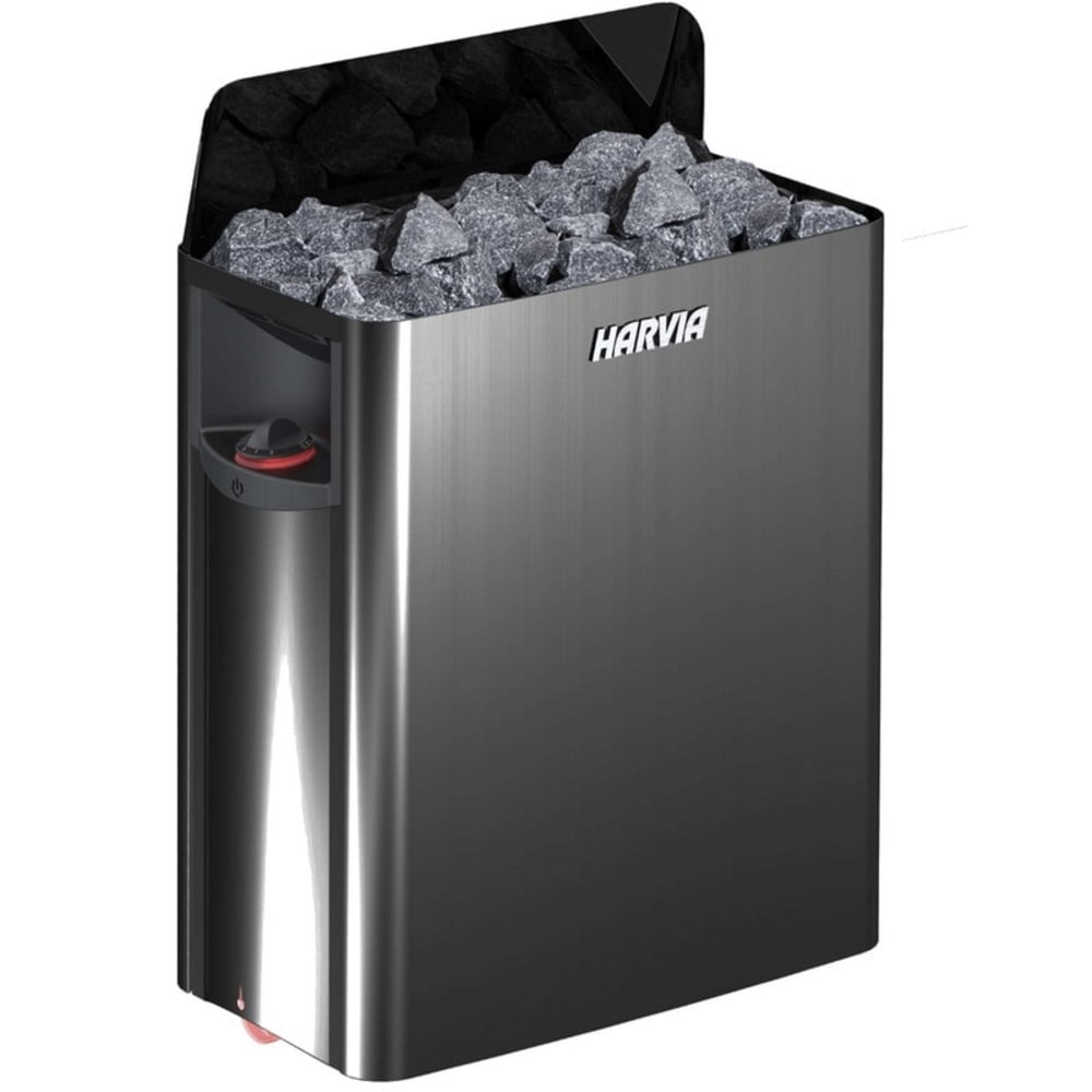 Poêle en inox noir 4,5 kW