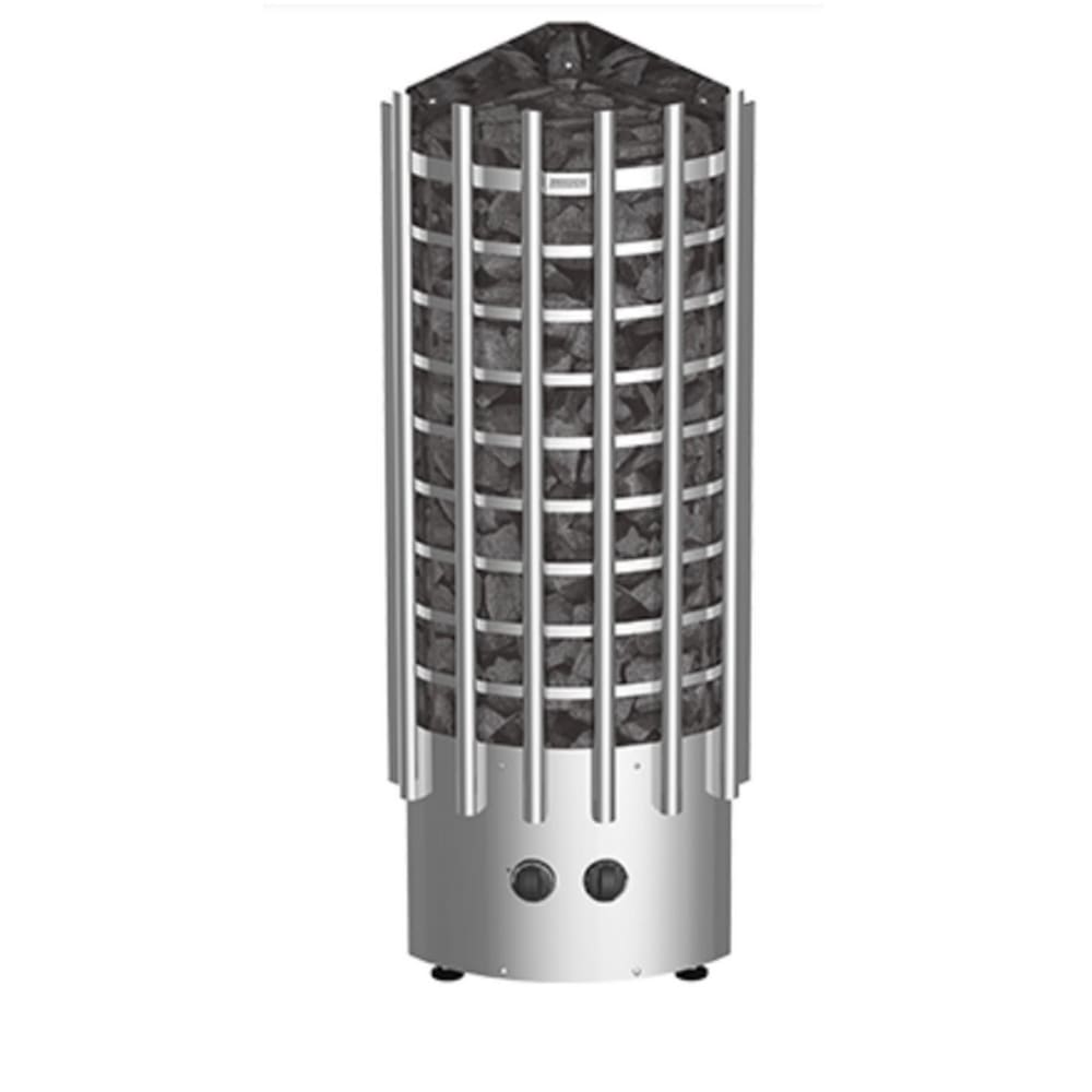 Poêle en inox 6,8 kW - Sans pierre