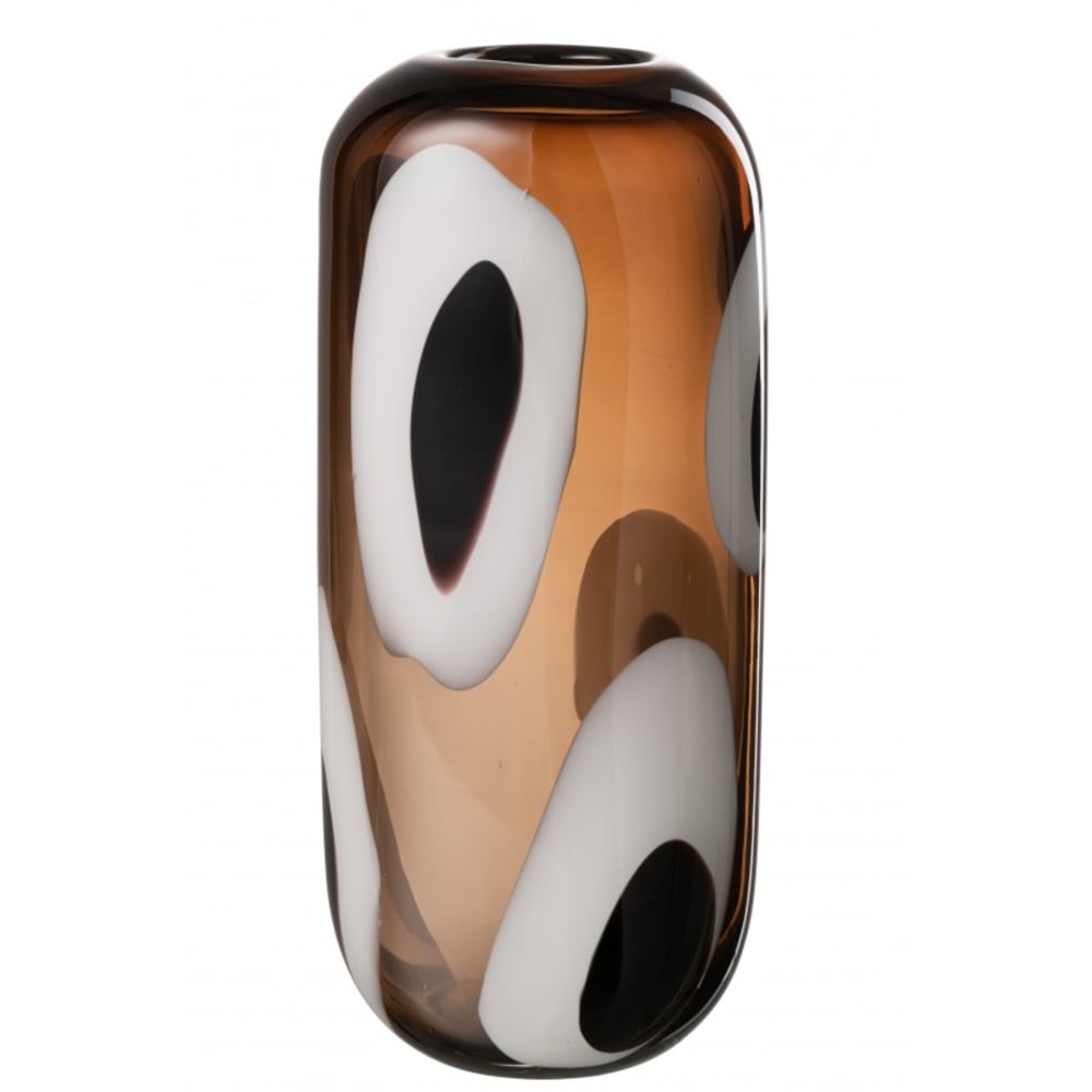 vase en verre multicouleur