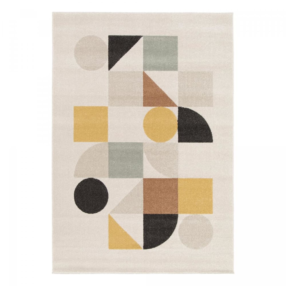 Un amour de tapis Wohnzimmerteppich, weich und seidig, 160 x 230, mehrfarbig style modern Öko-Tex Zertifikat - Pes - Polyester