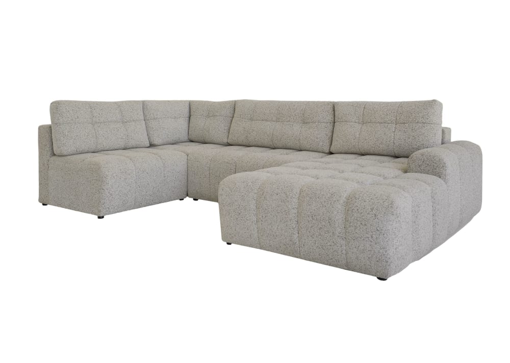 Canapé d'angle modulaire - gris