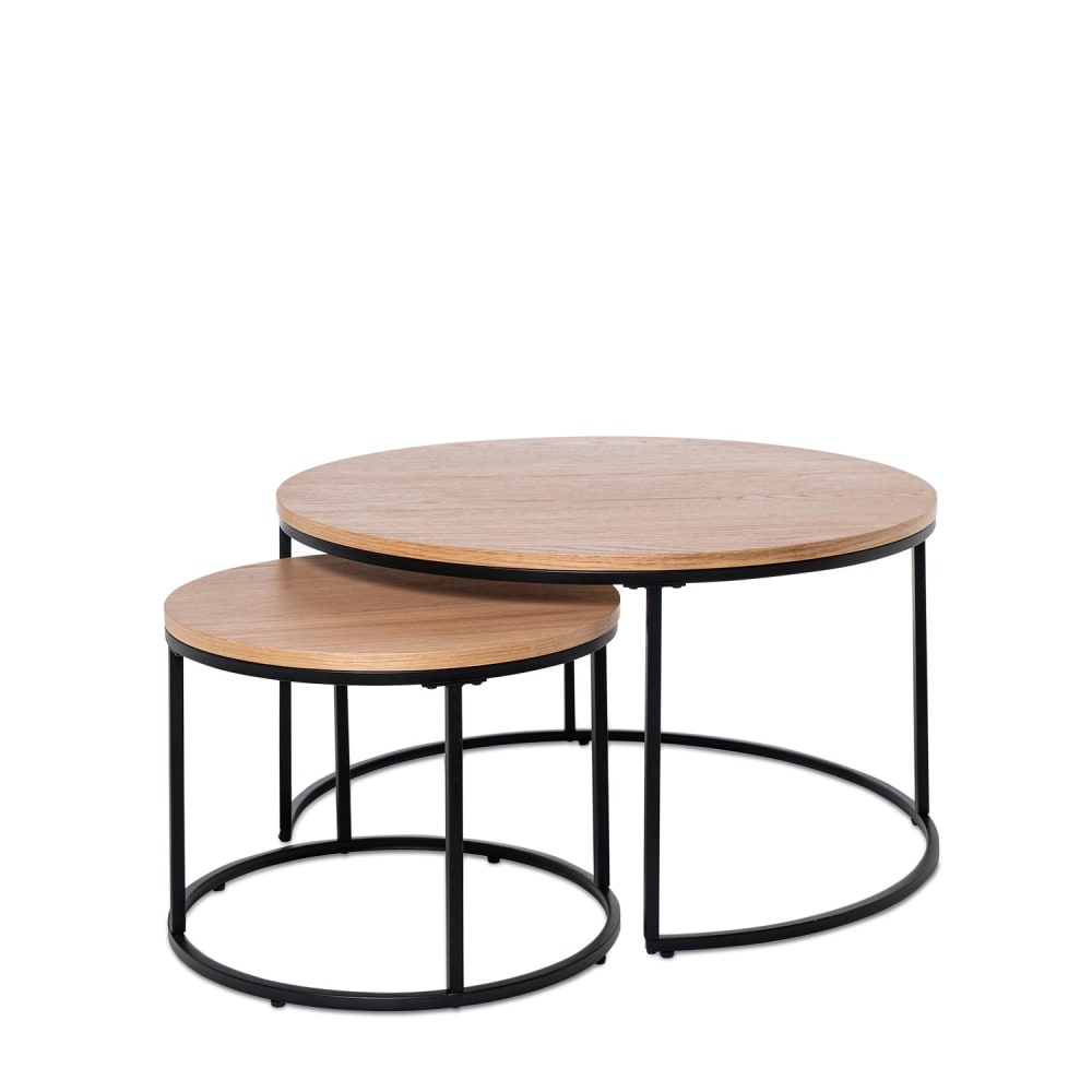 Ensemble table basse - placage