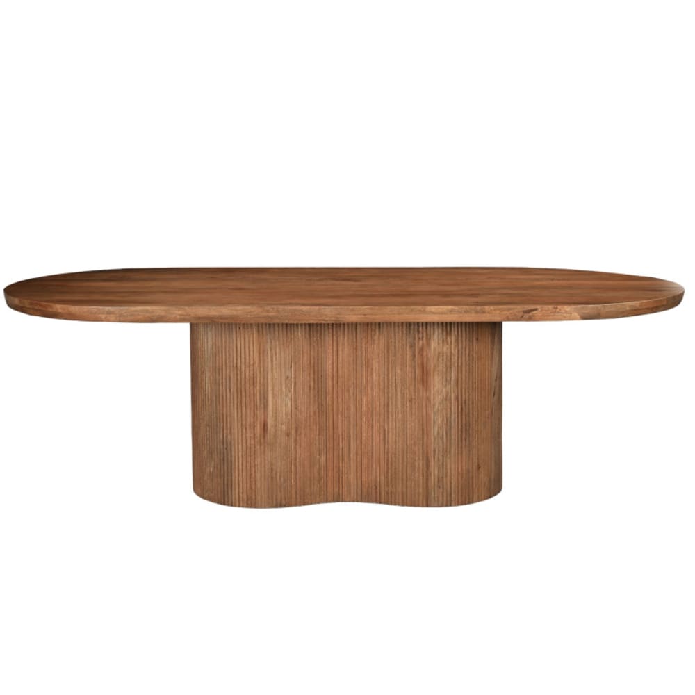Table à manger Ovale +12 personnes L.300 cm, Manguier