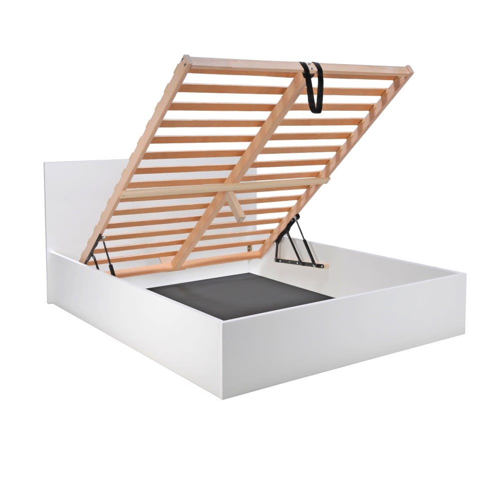 Lit coffre avec sommier,