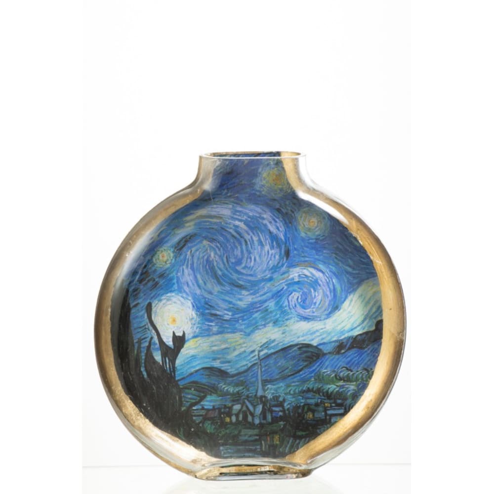 Vase les chartistes en céramique multicolore 24.5x5x25 cm