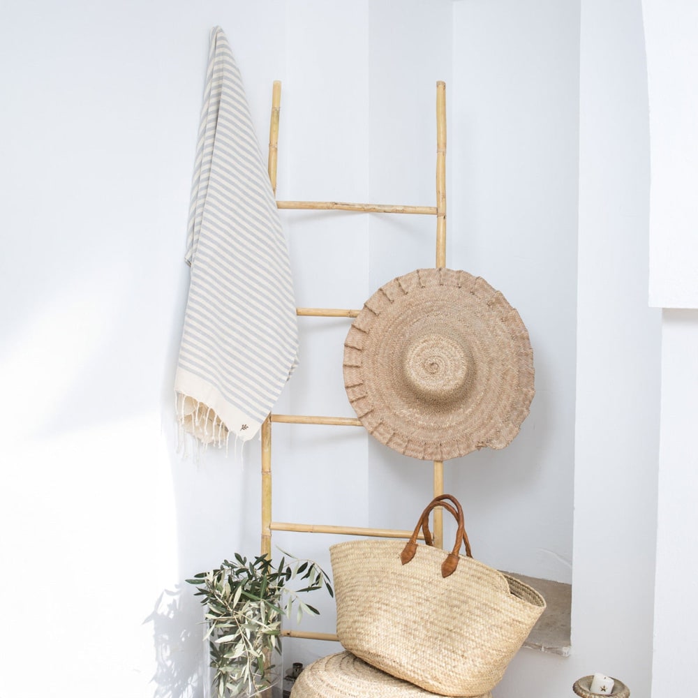 Fouta coton 100x200 gris perle - Maisons du Monde