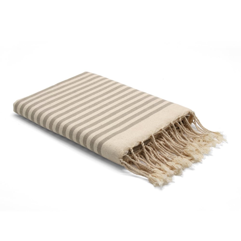 Fouta xxl coton 200x200 taupe