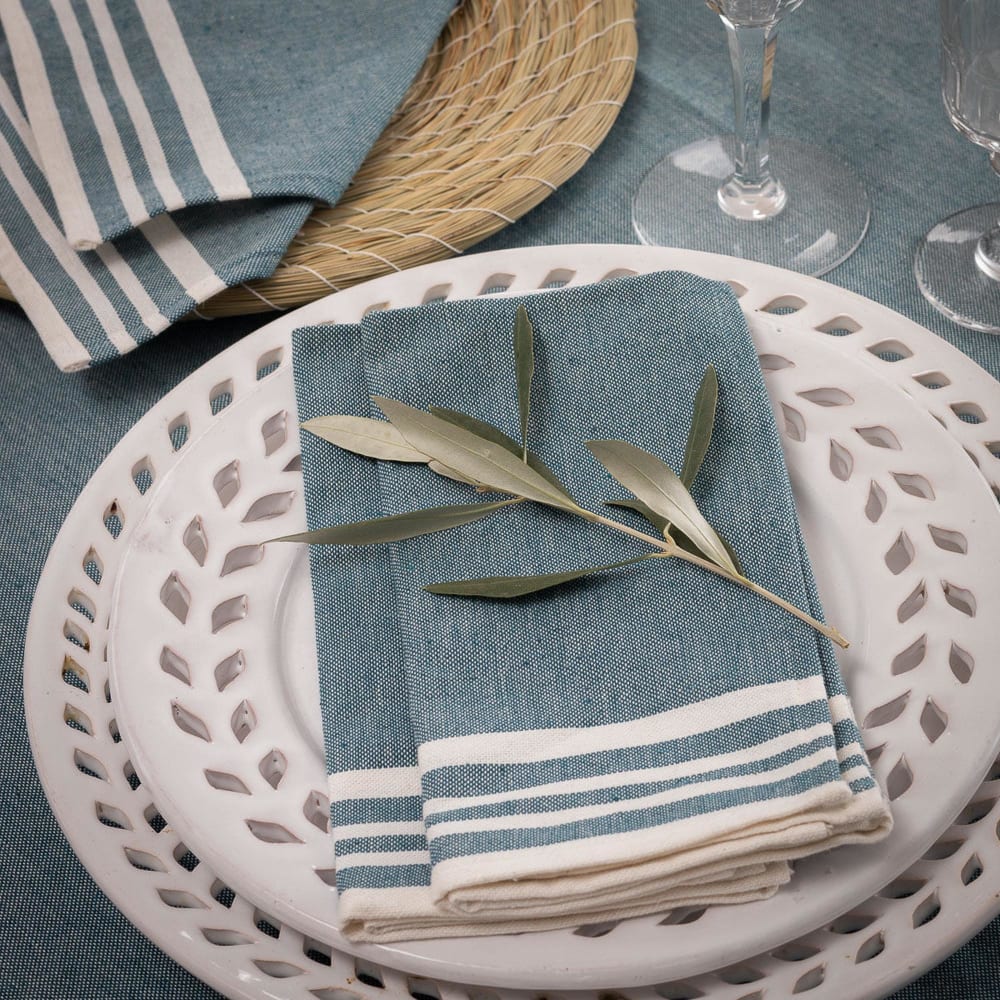 4er-set Stoffservietten aus Baumwolle 45x45 - Maisons Du Monde