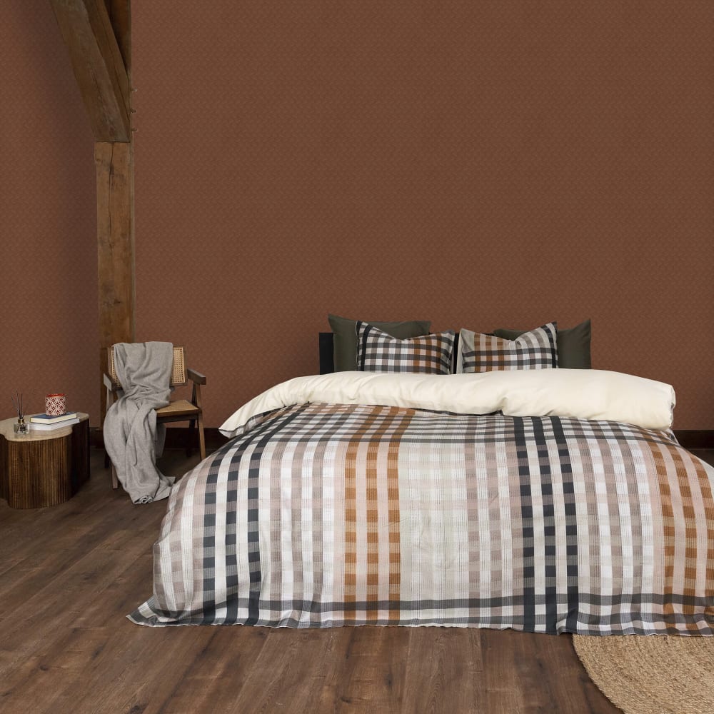 Papier peint motif ludique brun 1005x52cm