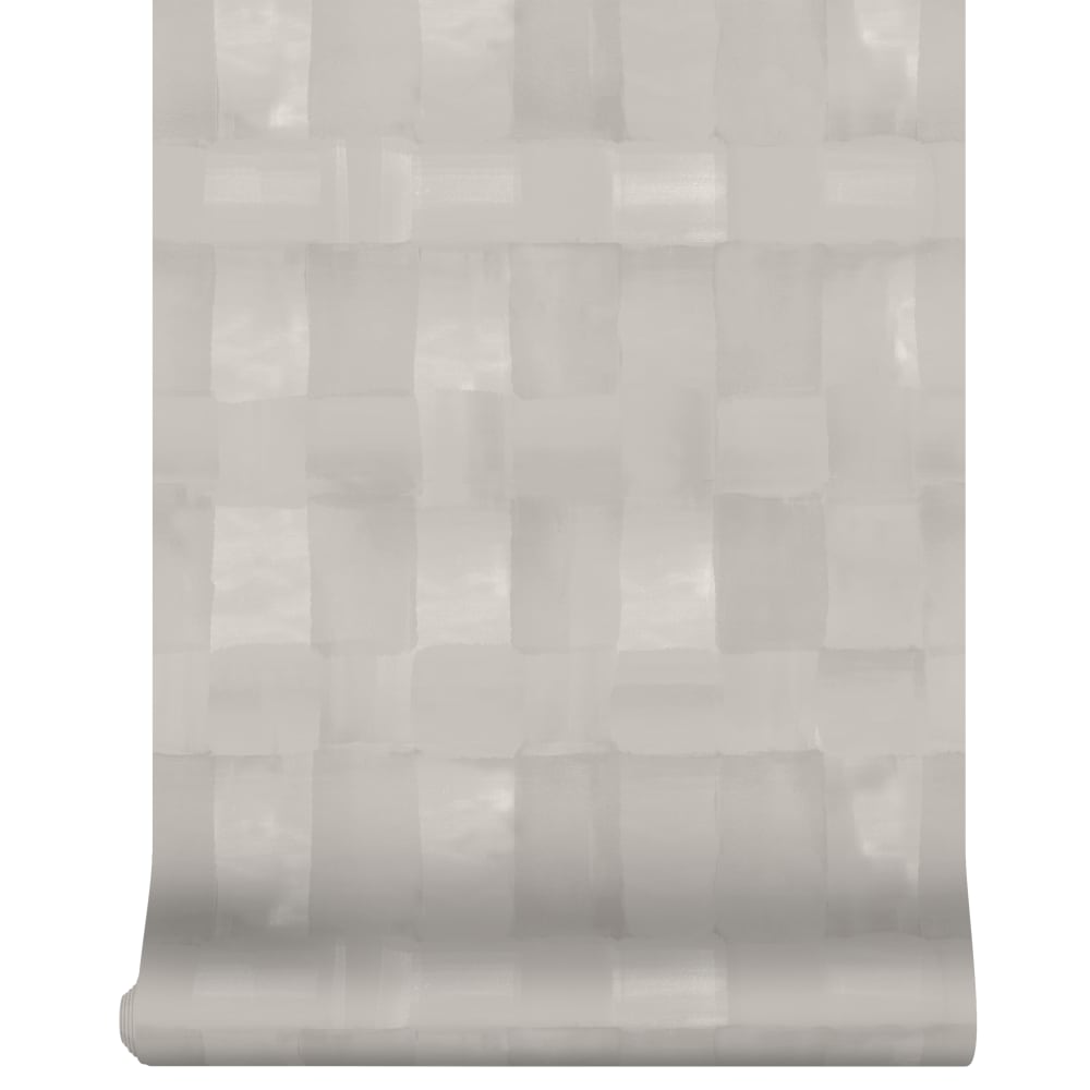 Papier peint motif damier gris 1005x52cm — vue 3