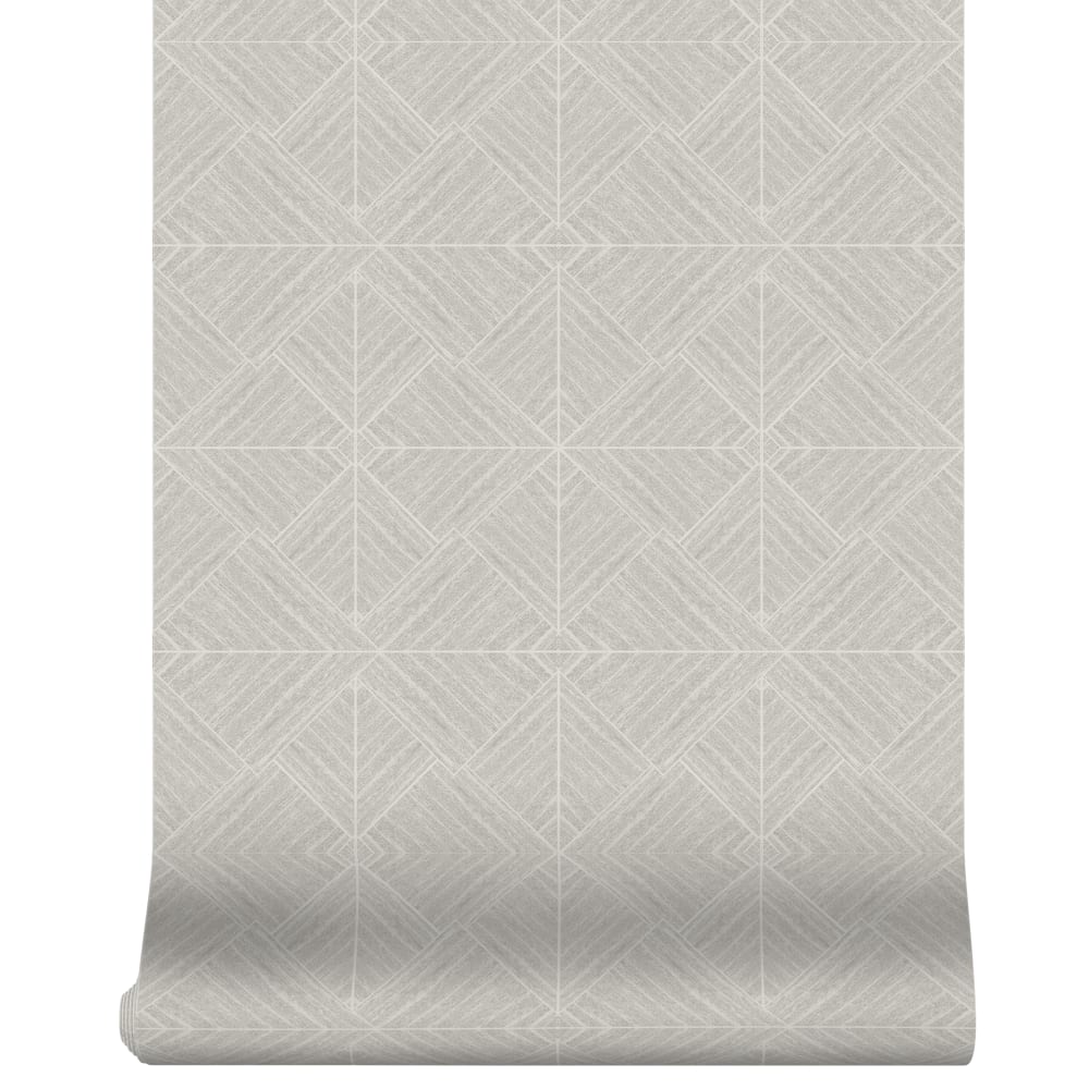 Papier peint motif graphique gris 1005x52cm — vue 3