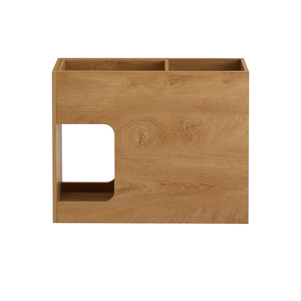 Bout de canapé effet bois avec 1 plateau amovible